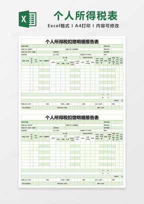 最新個(gè)人所得稅模板，背景、影響及地位解析